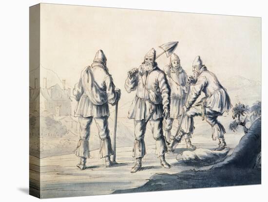 Swedes Who Work the Land, Sweden 17th Century-Lorenzo Monaco-Stretched Canvas