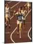 Swedish Athlete Lasse Viren in the Lead During 5,000M Race at Summer Olympics-John Dominis-Mounted Premium Photographic Print
