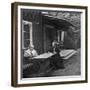 Swedish Author Selma Lagerlöf and Her Mother, Louise, 1909-null-Framed Giclee Print