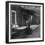 Swedish Author Selma Lagerlöf and Her Mother, Louise, 1909-null-Framed Giclee Print