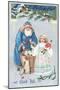 Swedish Christmas Card-null-Mounted Giclee Print