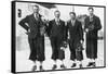 Swedish Cross-Country Ski Team, Winter Olympic Games, Garmisch-Partenkirchen, Germany, 1936-null-Framed Stretched Canvas