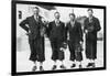 Swedish Cross-Country Ski Team, Winter Olympic Games, Garmisch-Partenkirchen, Germany, 1936-null-Framed Giclee Print