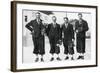 Swedish Cross-Country Ski Team, Winter Olympic Games, Garmisch-Partenkirchen, Germany, 1936-null-Framed Giclee Print