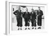 Swedish Cross-Country Ski Team, Winter Olympic Games, Garmisch-Partenkirchen, Germany, 1936-null-Framed Giclee Print