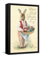 Swedish Easter Card-null-Framed Stretched Canvas
