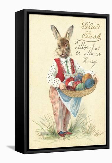 Swedish Easter Card-null-Framed Stretched Canvas