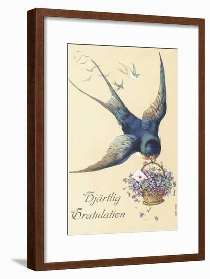 Swedish Greetings Card-null-Framed Giclee Print