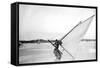 Swedish Ice Yachting-null-Framed Stretched Canvas