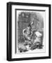 Swedish Nisse Stealing Flour-null-Framed Art Print