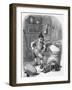 Swedish Nisse Stealing Flour-null-Framed Art Print