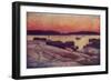 Swedish Scenery: a Summer Evening on the West Coast-null-Framed Art Print