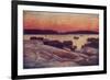 Swedish Scenery: a Summer Evening on the West Coast-null-Framed Premium Giclee Print