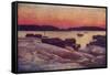 Swedish Scenery: a Summer Evening on the West Coast-null-Framed Stretched Canvas