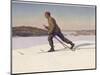 Swedish Ski-Runner at Bjorko-Gunnar Halstrom-Mounted Photographic Print