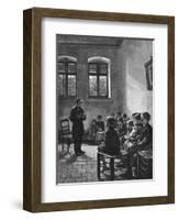 Swedish Sunday School-Walter Firle-Framed Art Print