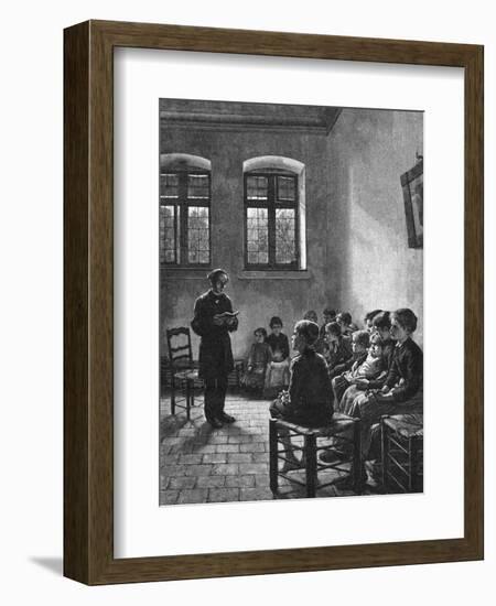 Swedish Sunday School-Walter Firle-Framed Art Print