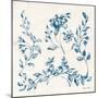 Swedish Tile IV Blue-Cheri Blum-Mounted Art Print