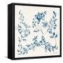 Swedish Tile IV Blue-Cheri Blum-Framed Stretched Canvas