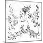 Swedish Tile IV BW-Cheri Blum-Mounted Art Print