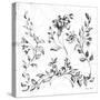 Swedish Tile IV BW-Cheri Blum-Stretched Canvas