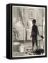 Sweep Comes Down the Wrong Chimney and Finds Himself in a Girl's Bedroom-null-Framed Stretched Canvas