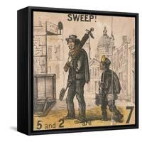 Sweep!, Cries of London, C1840-TH Jones-Framed Stretched Canvas