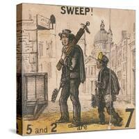 Sweep!, Cries of London, C1840-TH Jones-Stretched Canvas