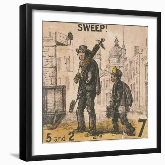 Sweep!, Cries of London, C1840-TH Jones-Framed Giclee Print