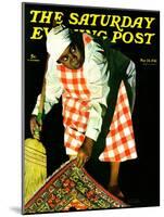 "Sweep it Under the Rug," Saturday Evening Post Cover, May 24, 1941-John Hyde Phillips-Mounted Giclee Print