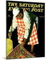 "Sweep it Under the Rug," Saturday Evening Post Cover, May 24, 1941-John Hyde Phillips-Mounted Giclee Print
