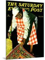 "Sweep it Under the Rug," Saturday Evening Post Cover, May 24, 1941-John Hyde Phillips-Mounted Giclee Print