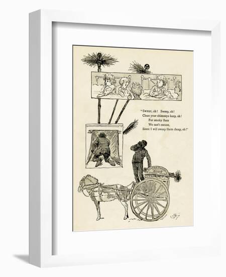 Sweep, Oh Sweep Oh!-Harry Furniss-Framed Art Print