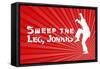 Sweep the Leg Johnny-null-Framed Stretched Canvas