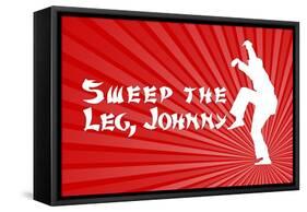 Sweep the Leg Johnny-null-Framed Stretched Canvas