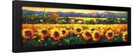 Sweeping Fields of Sunflowers-Nancy O'toole-Framed Art Print