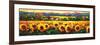 Sweeping Fields of Sunflowers-Nancy O'toole-Framed Premium Giclee Print