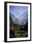 Sweeping Landscape Along the Annapurna Circuit, Nepal-Dan Holz-Framed Photographic Print