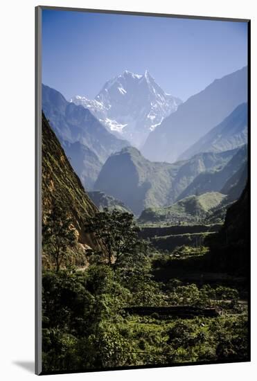 Sweeping Landscape Along the Annapurna Circuit, Nepal-Dan Holz-Mounted Photographic Print