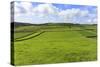 Sweeping Landscape Featuring Dry Stone Walls in Spring, Peak District National Park, Near Litton-Eleanor Scriven-Stretched Canvas