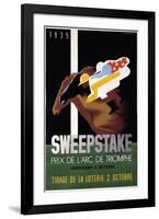 Sweepstake-AM. Cassandre-Framed Art Print