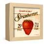 Sweet and Juicy Strawberries-David Carter Brown-Framed Art Print