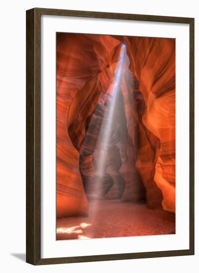 Sweet Beam of Light, Upper Antelope Canyon, Page, Arizona-Vincent James-Framed Photographic Print