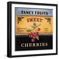 Sweet Cherries-Kimberly Poloson-Framed Art Print