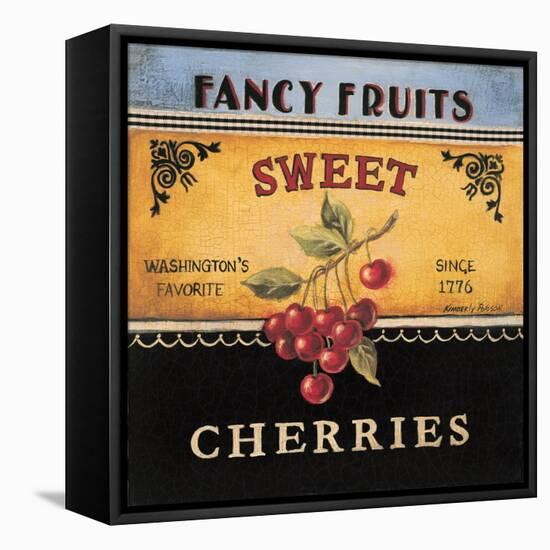 Sweet Cherries-Kimberly Poloson-Framed Stretched Canvas