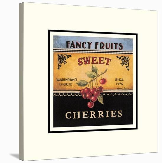 Sweet Cherries-Kimberly Poloson-Stretched Canvas