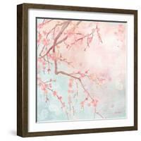 Sweet Cherry Blossoms IV-Evelia Designs-Framed Art Print