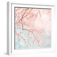 Sweet Cherry Blossoms IV-Evelia Designs-Framed Art Print