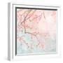 Sweet Cherry Blossoms IV-Evelia Designs-Framed Art Print