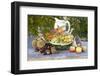 Sweet Chestnuts, Grapes, Apples and Autumn Leaves-Eising Studio - Food Photo and Video-Framed Photographic Print